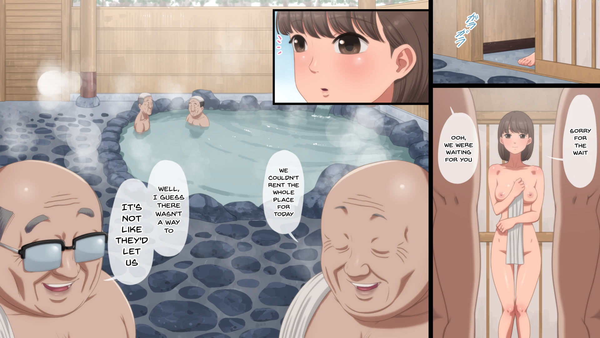 Hentai Manga Comic-Story Of A Young Housewife Getting Taken To A Hotspring And Fucked By An Old Man From The Neighborhood 2-Read-30